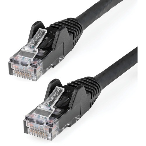 StarTech.com N6LPATCH2MBK. Kabellänge: 2 m, Cable standard: Cat6, Cable shielding: U/UTP (UTP), Anschluss 1: RJ-45, Anschl