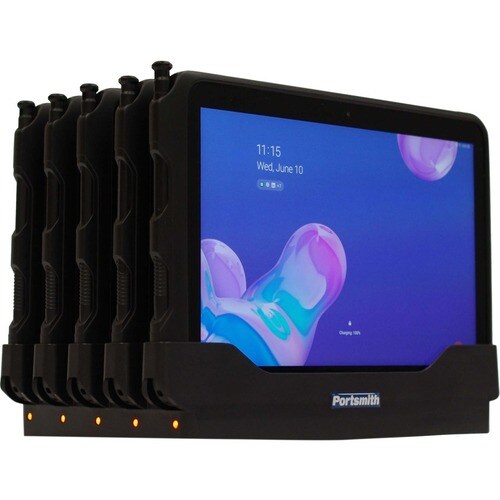 Portsmith 5-Slot Dock for Samsung Galaxy Tab Active Pro - Docking - Tablet PC - 5 Slot - Charging Capability ACTIVE PRO
