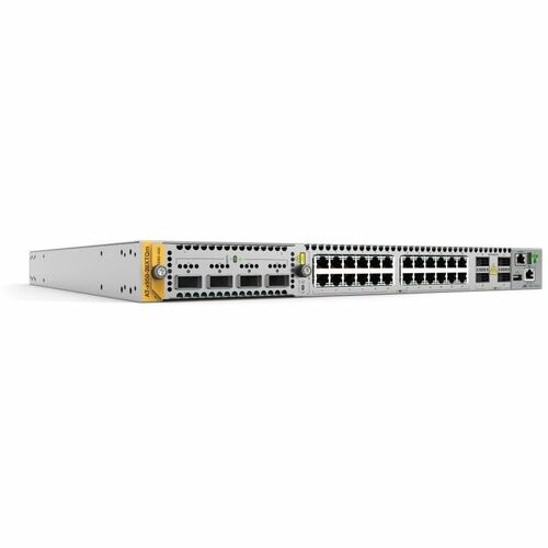 Allied Telesis x950-28XTQm Layer 3 Switch - 24 Ports - Manageable - 10 Gigabit Ethernet, 40 Gigabit Ethernet, 100 Gigabit 