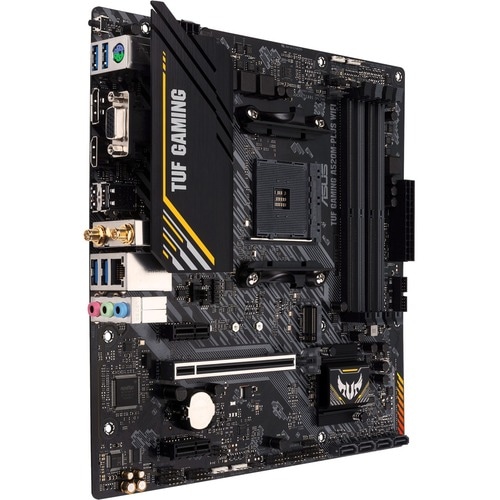 TUF GAMING A520M-PLUS WIFI Desktop Motherboard - AMD A520 Chipset - Socket AM4 - Micro ATX - Ryzen 3, Ryzen 5, Ryzen 7, Ry