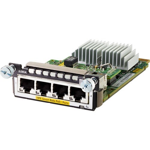 ARUBA 3810M/2930M 4P SMARTRATE POE+ MODULE