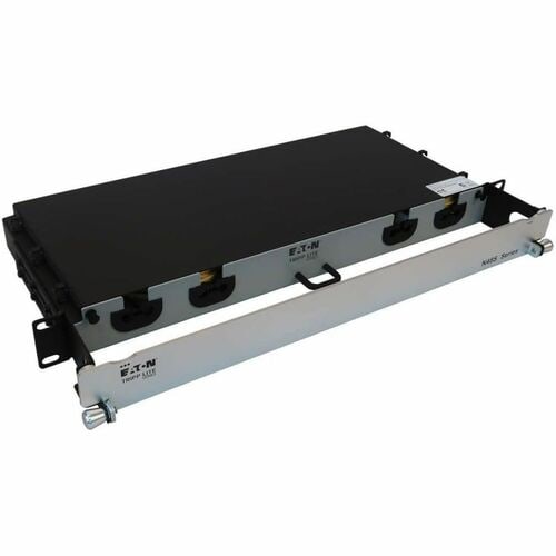 Eaton Tripp Lite Series Preloaded Fiber Panel, 1U - 8x LC/LC Duplex Cables (M/M), OS2 Singlemode, 10 m (32.8 ft.) - 8 x Du
