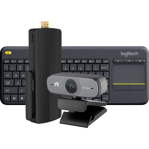 DistiNow Access4 Pro Zoom Mini PC with Keyboard and Camera Bundle - Intel - Celeron - J4125 - Quad-core (4 Core) - 4 GB - 