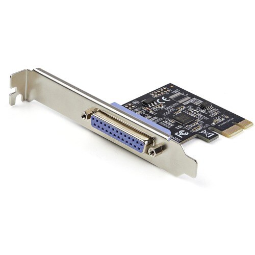 StarTech.com Carte PCIe Parallèle 1 Port, Carte Adaptateur PCI Express Parallèle DB25 LPT, Extension Contrôleur LPT Imprim