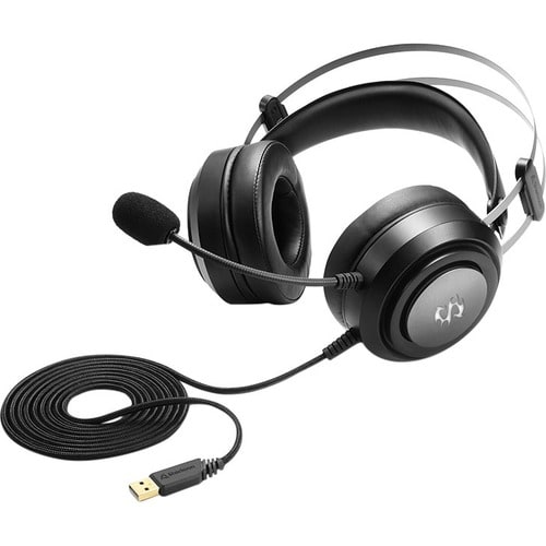 Sharkoon SKILLER SGH30 Wired Over-the-head Stereo Gaming Headset - Black - Binaural - Circumaural - 32 Ohm - 20 Hz to 20 k