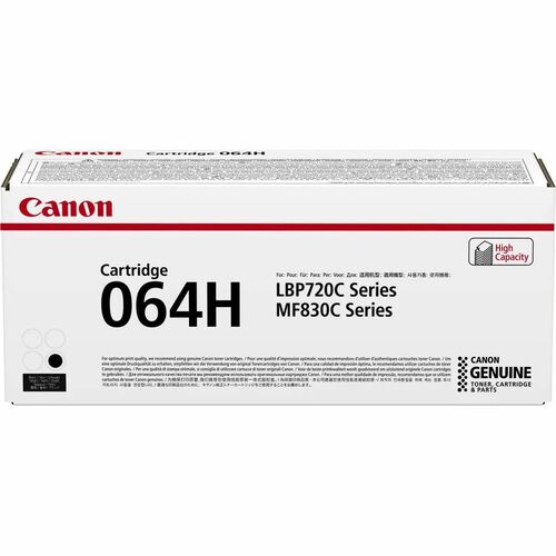 Canon 064H Original Alto Yield Laser Cartucho de toner - Embalagem Individual - Preto - 1 Pedaço - Laser - Alto Yield - 1