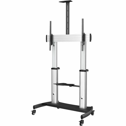 StarTech.com Support TV Mobile - Chariot Support Télé Robuste Écrans 60-100" 100kg - Hauteur Réglable - Support Télévision