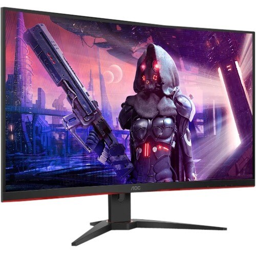 AOC C32G2AE 32" Class Full HD Ecrã curvo Monitor LCD para gaming - 16:9 - 80 cm (31,5") Viewable - Alinhamento vertical (V