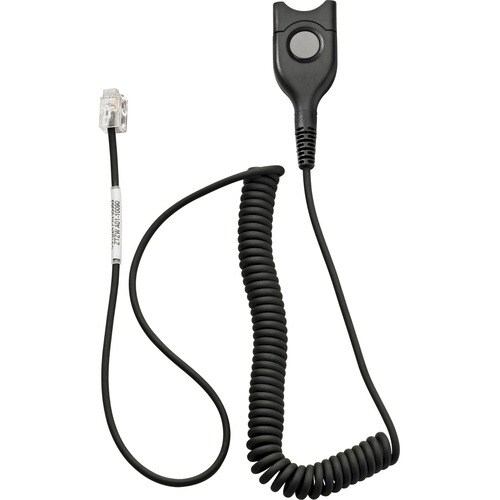 EPOS CSTD 17 Easy Disconnect/RJ-9 Telefonkabel - Cable for Telefon, Headset - Schwarz