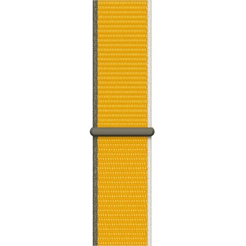 Apple 44mm Sunflower Sport Loop - Adjustable - Regular - Hook & Loop Attachment - Sunflower - Woven Nylon