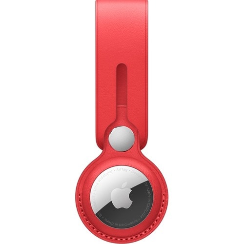 Apple AirTag Leather Loop - (PRODUCT)RED - Leather - Red