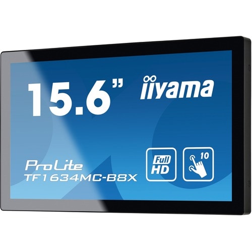 iiyama ProLite TF1634MC-B8X 16 Zoll Class Open-Frame LCD-Touchscreen-Monitor - 16:9 Format - 25 ms Reaktionszeit - 39,6 cm