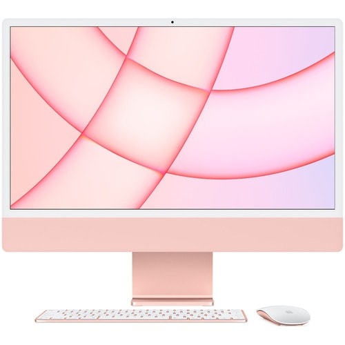 Apple iMac MGPM3KS/A All-in-One Computer - Apple M1 - 8 GB - 256 GB SSD - 61 cm (24") 4.5K - Desktop - Pink - Apple M1 Chi
