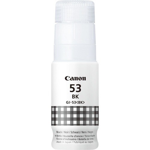 Canon GI-53BK Refill Ink Bottle - Black - Inkjet - 3700 Pages