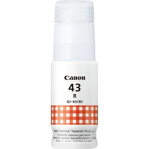 GI-43 R EMB RED INK BOTTLE .
