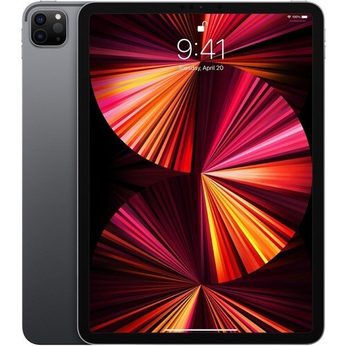 Apple iPad Pro (3rd Generation) Tablet - 27,9 cm (11 Zoll) - M1 Octa-Core - 8 GB RAM - 256 GB - iPadOS 14 - Grau - Apple M