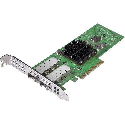 BROADCOM - IMSOURCING P210P - 2 x 10GbE PCIe NIC - PCI Express 3.0 x8 - 2 Port(s) - Optical Fiber - 10GBase-X, 1000Base-X 