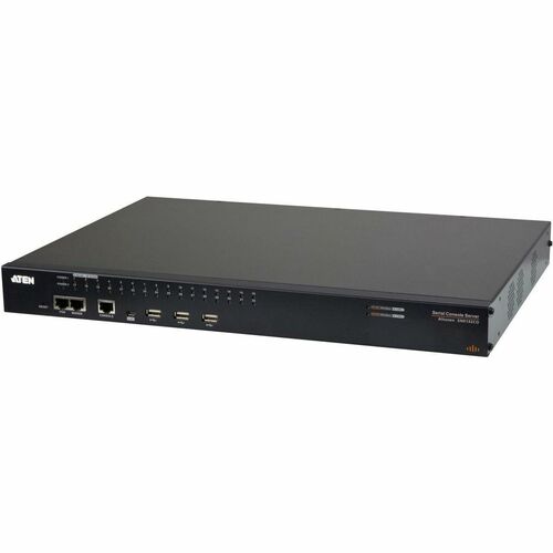 ATEN SN0132CO Device Server - Twisted Pair - 2 x Network (RJ-45) x Yes - 32 x Serial Port - 10/100/1000Base-T - Gigabit Et