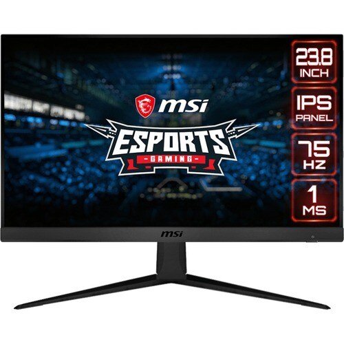MSI Optix G241V E2 23.8" Full HD LED Gaming LCD Monitor - 16:9 - Black - 24" Class - In-plane Switching (IPS) Technology -