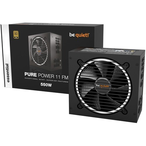 be quiet! Pure Power 11 ATX12V/EPS12V Modular Power Supply - 550 W - Internal - 120 V AC, 230 V AC Input - 3.3 V DC Output