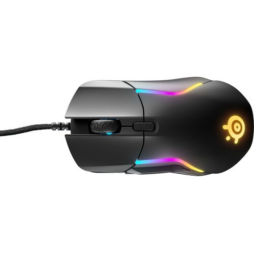 SteelSeries Rival 5 Gaming Mouse - Optical - Cable - Matte Black - USB - 18000 dpi - 9 Button(s) - 9 Programmable Button(s