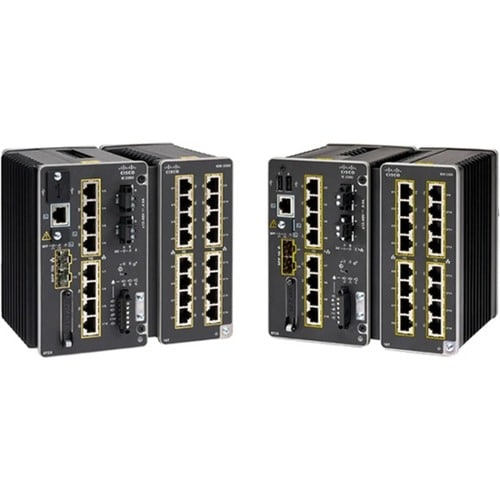 Cisco Catalyst IE3300 IE-3300-8U2X 8 Portas Gerenciável Comutador Ethernet - 3 Camada suportada - Modular - 42 W Power Con