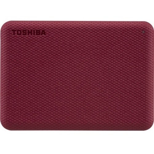 Toshiba Canvio Advance 1 TB Hard Drive - 2.5" External - Red - USB 3.2 (Gen 1) - 3 Year Warranty
