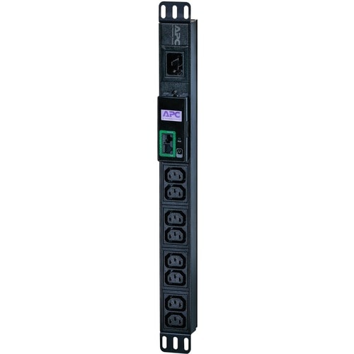 APC by Schneider Electric Easy Metered Rack 8-Outlets PDU - Metered - IEC 60320 C20 - 8 x IEC 60320 C13 - 230 V AC - Netwo