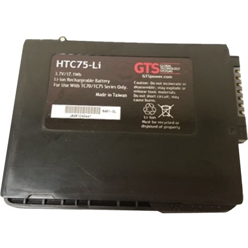 GTS HTC75 Battery - Lithium Ion (Li-Ion) - For Mobile Computer - Battery Rechargeable - 3.7 V DC - 4620 mAh Shelf Life