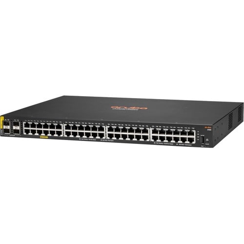 HPE 6100 48 Anschlüsse Ethernet-Switch - Gigabit-Ethernet, 10 Gigabit Ethernet - 10/100/1000Base-T, 10GBase-X - 2 Unterstü