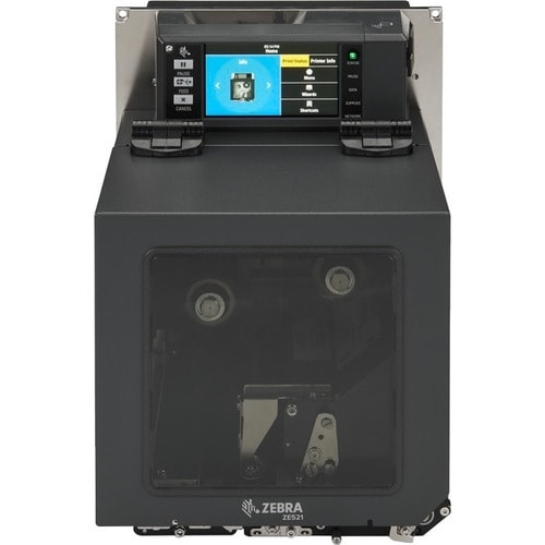 Zebra ZE521 Desktop Direct Thermal/Thermal Transfer Printer - Monochrome - Label Print - Fast Ethernet - USB - USB Host - 