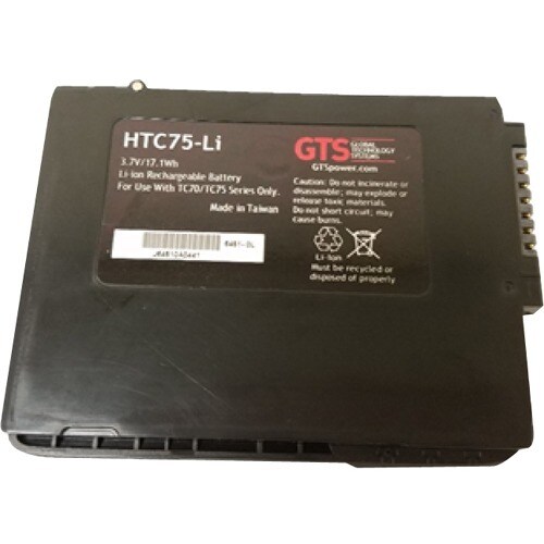 GTS HTC75 Battery - Lithium Ion (Li-Ion) - For Mobile Computer - Battery Rechargeable - 3.7 V DC - 4620 mAh