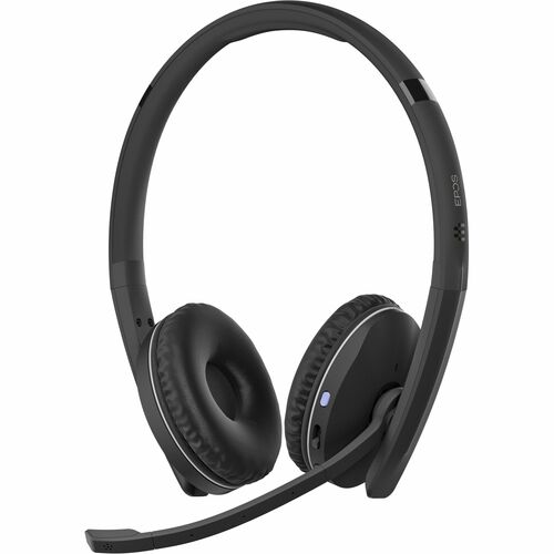 EPOS ADAPT Kabellos Auf den Ohren, Kopfbügel Stereo Headset - Schwarz - Microsoft-Teams-Zertifizierung - Binaural - Ohrauf