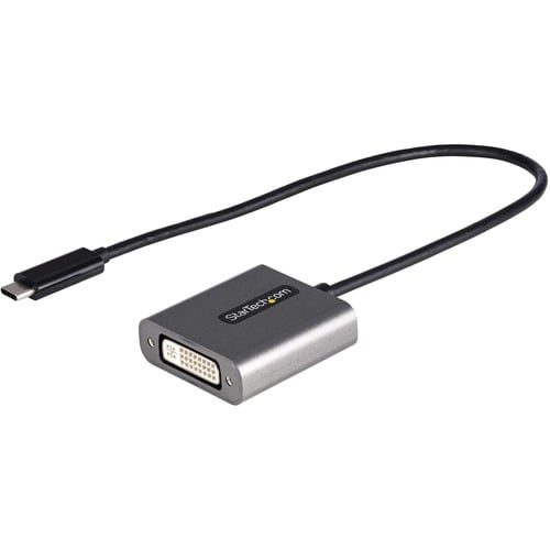 StarTech.com USB C to DVI Adapter, 1920x1200p, USB Type-C to DVI-D Adapter Dongle, USB-C to DVI Display/Monitor Video Conv