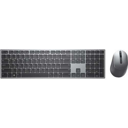 Dell Premier KM7321W Keyboard & Mouse - English - USB Wireless Bluetooth/RF 5.0 2.40 GHz Keyboard - Keyboard/Keypad Color: