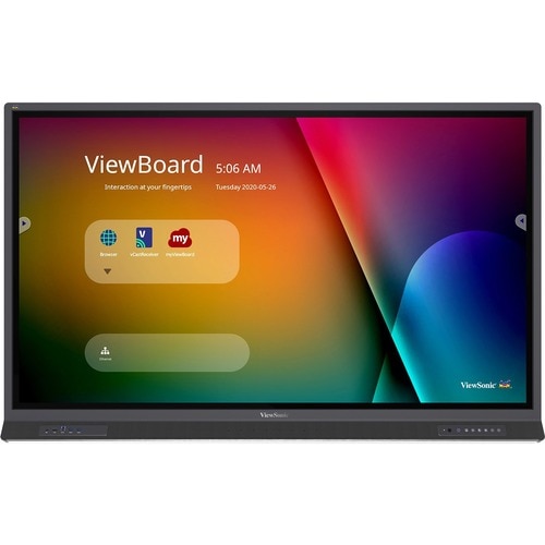 ViewSonic IFP6552 65 Inch ViewBoard 4K Interactive Flat Panel Display with 33-Point Touch, Integrated Microphone and HDMI,