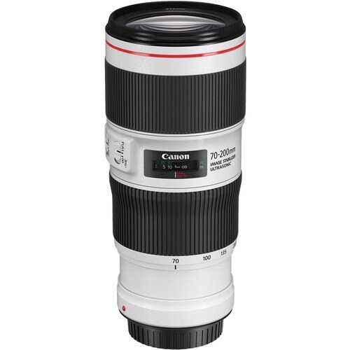 Canon - 70 mm to 200 mm - f/32 - f/4 - Telephoto Zoom Lens for Canon EF - Designed for Digital Camera - 72 mm Attachment -