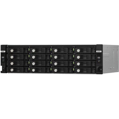 QNAP TL-R1620SDC Laufwerksgehäuse 12Gb/s SAS, SATA/600 - Mini-SAS HD Host Interface - 3U Rackmount - Hot-Swapping-fähige E