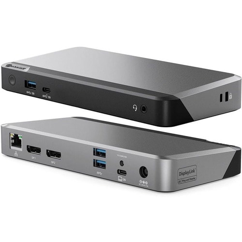 Universal Dock Dual Display Screen 4K docking station with 65W power delivery PD  DP Alt Mode USB-C and USB-A devices
