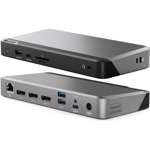 Universal Dock Triple Display Screen 4K docking station with 100W power delivery PD  DP Alt Mode USB-C and USB-A devices