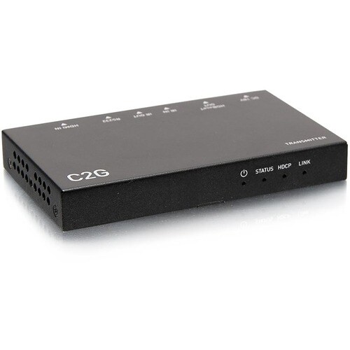C2G HDMI Ultra-Slim HDBaseT + RS232 + IR over Cat Extender Box Transmitter - 1 Input Device - 230 ft Range - 1 x Network (