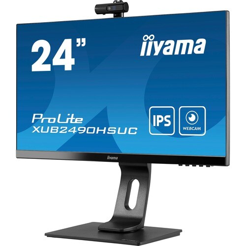 iiyama ProLite XUB2490HSUC-B1. Taille de l'écran: 60,5 cm (23.8"), Résolution de l'écran: 1920 x 1080 pixels, Type HD: Ful