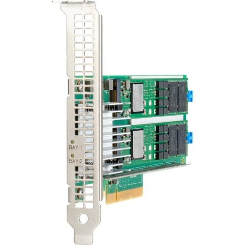 Contrôleur NVMe HPE NS204i-p - PCI Express 3.0 x8 - Carte enfichable - RAID - 1 Niveau RAID - PC