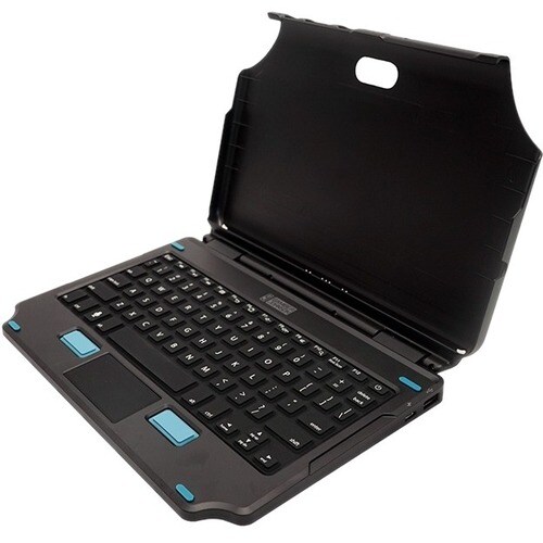 Gamber-Johnson Rugged Keyboard - Docking Connectivity - Pogo Pin Interface - TouchPad - English (US) - Industrial Silicon 