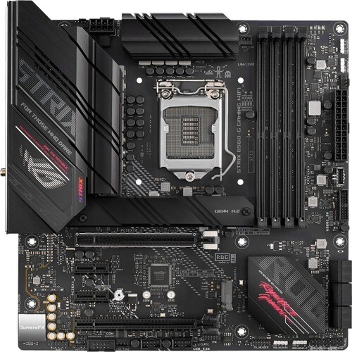 Asus ROG Strix B560-G GAMING WIFI Desktop Motherboard - Intel B560 Chipset - Socket LGA-1200 - Intel Optane Memory Ready -