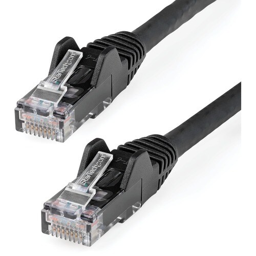 StarTech.com 10m CAT6 Ethernet Cable, LSZH (Low Smoke Zero Halogen), 10 GbE Snagless 100W PoE UTP RJ45 Black CAT 6 Network