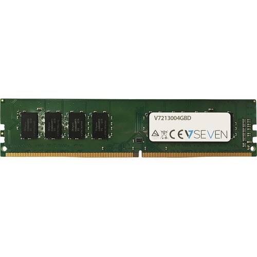V7 V7213004GBD RAM Module for Desktop PC - 4 GB - DDR4-2666/PC4-21300 DDR4 SDRAM - 2666 MHz Single-rank Memory - CL19 - 1.