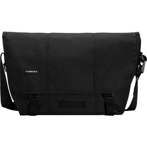 Timbuk2 Classic Carrying Case (Messenger) for 17" Notebook - Eco Black - Water Proof, Water Resistant - Shoulder Strap - 1