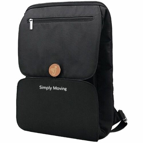 Ninebot Carrying Case (Backpack) for 39.6 cm (15.6") Notebook - Black - Water Resistant - Polyester Fabric Body - Shoulder