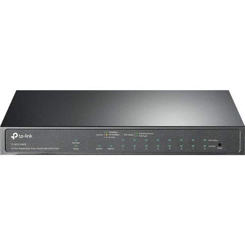 Commutateur Ethernet TP-Link EasySmart TL-SG1210MPE 10 Ports Gérable - Gigabit Ethernet - 10/100/1000Base-T, 1000Base-X - 